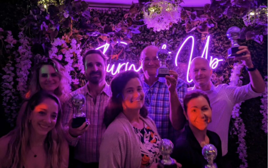 Spectrum Labs team celebrating awards in 2023